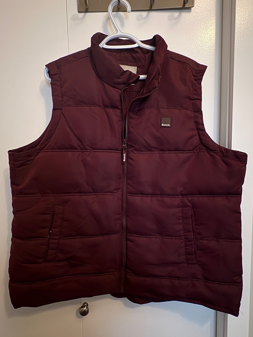 Bench Quilted Puffer Vest in Burgundy XXL